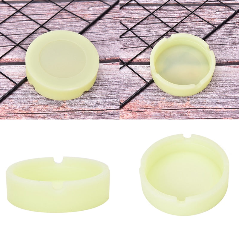 Silicone Glow-in-the-Dark Ashtray by HitMyNeed