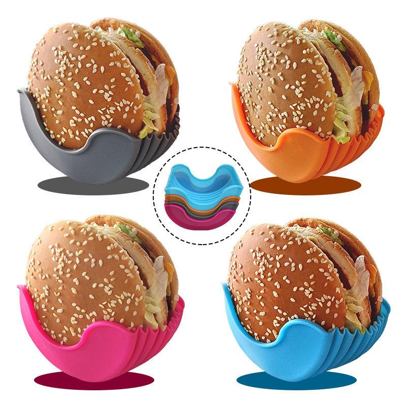 Silicone Hamburger Holder Anti-Drop Grill Tool by HitMyNeed