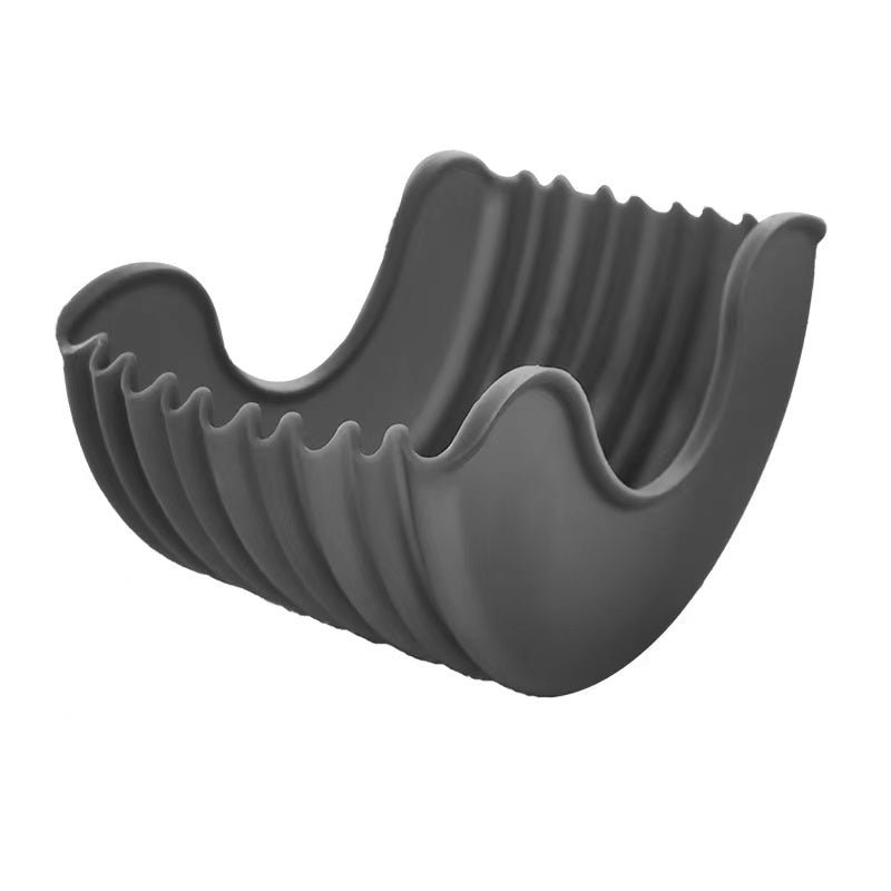 Silicone Hamburger Holder Anti-Drop Grill Tool gray by HitMyNeed