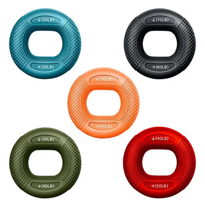 Silicone Hand Grip Strengthener Ring for Finger & Wrist by HitMyNeed