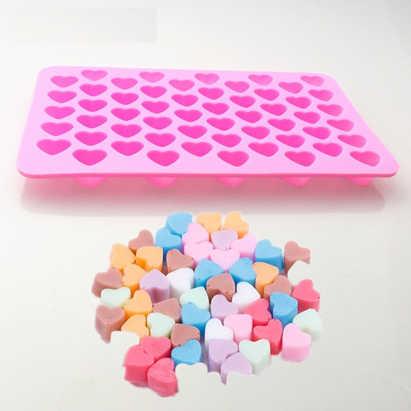 Silicone Heart Mold with 55 Cavities for Baking by HitMyNeed
