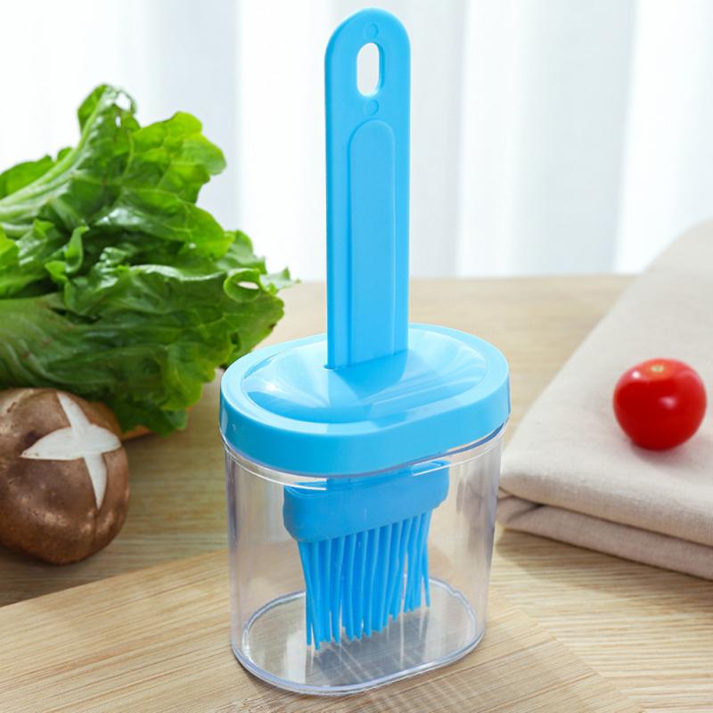 Silicone Heat-Resistant Basting & Oil Brush 17cm blue by HitMyNeed