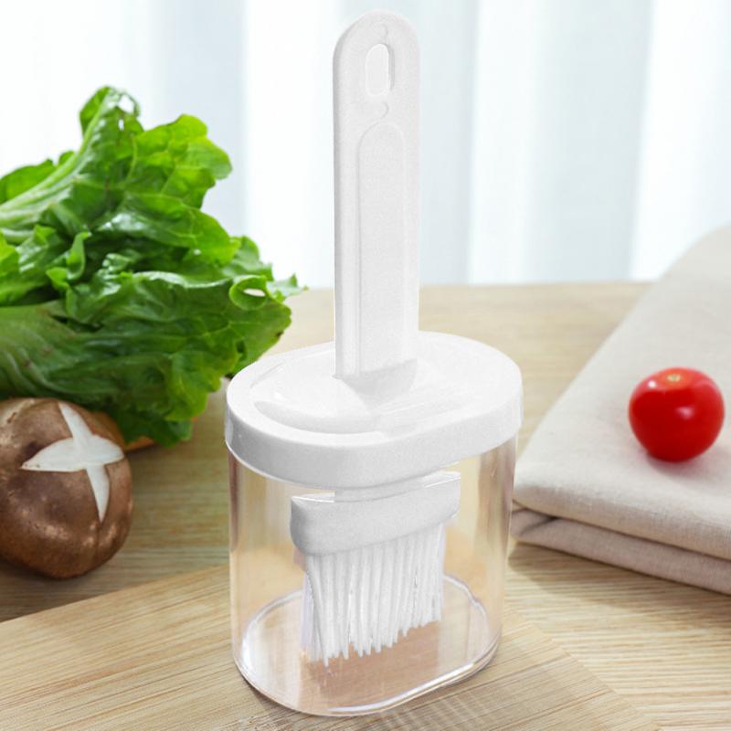 Silicone Heat-Resistant Basting & Oil Brush 17cm white by HitMyNeed