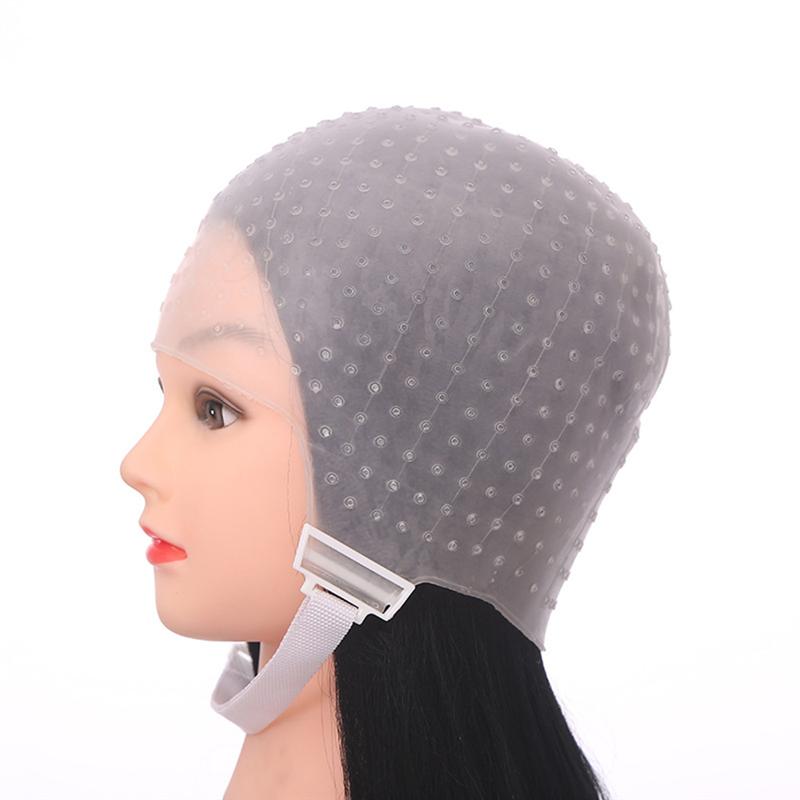 Silicone Highlighting Hair Dye Cap with Hook by HitMyNeed
