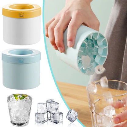 Silicone Ice Bucket Mold for Round Mini Ice Cubes by HitMyNeed