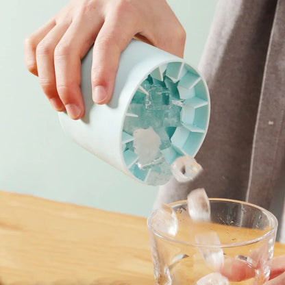 Silicone Ice Bucket Mold for Round Mini Ice Cubes by HitMyNeed