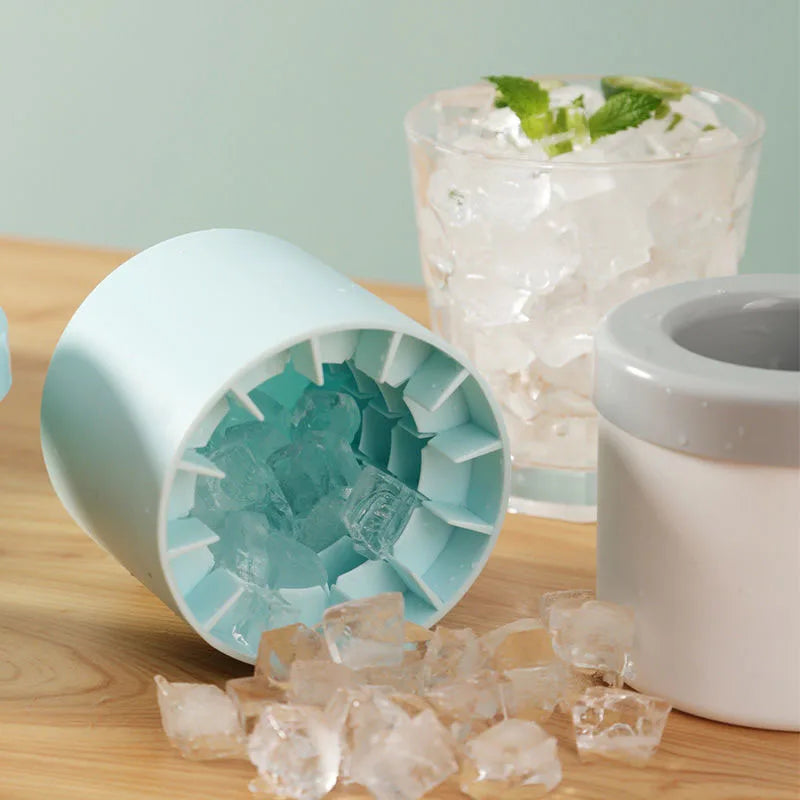 Silicone Ice Bucket Mold for Round Mini Ice Cubes by HitMyNeed