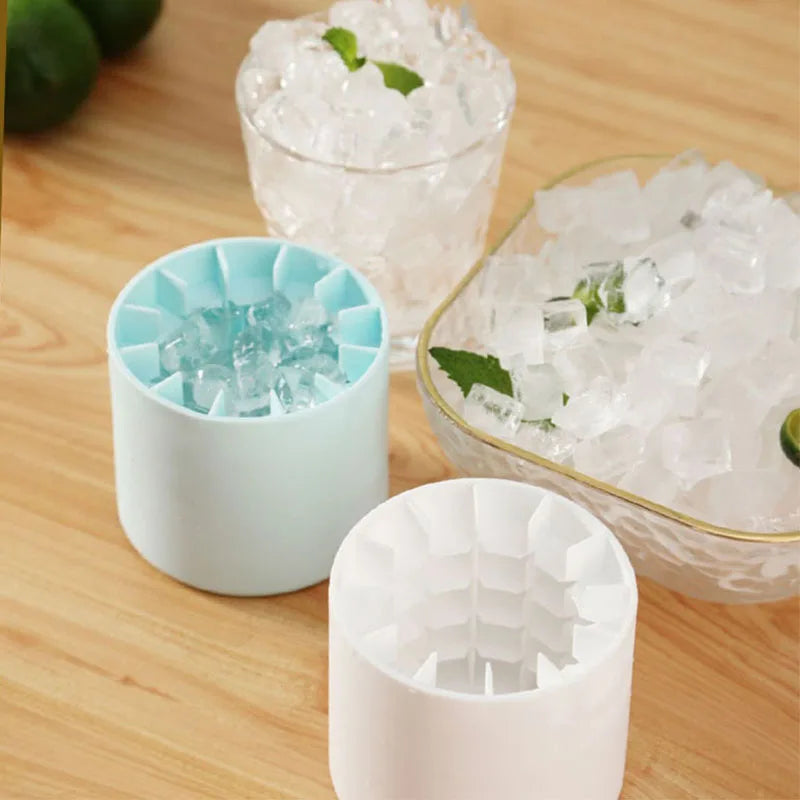 Silicone Ice Bucket Mold for Round Mini Ice Cubes by HitMyNeed