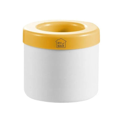 Silicone Ice Bucket Mold for Round Mini Ice Cubes yellow by HitMyNeed
