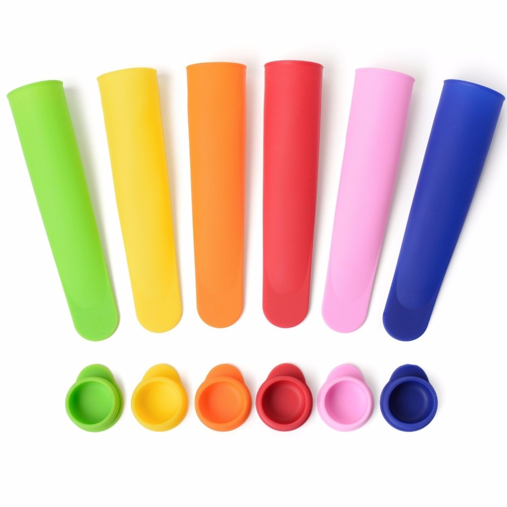 Silicone Ice Lolly Mould Popsicle Maker with Cap by HitMyNeed