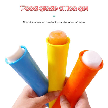 Silicone Ice Pole Moulds Set of 6 with Caps by HitMyNeed