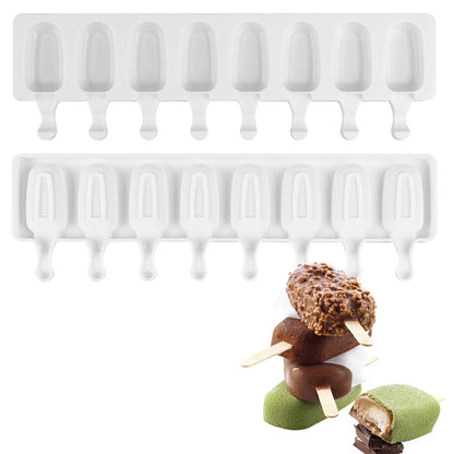Silicone Ice Pop Mold Tray with 8 Cavities by HitMyNeed