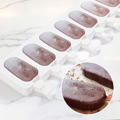 Silicone Ice Pop Mold Tray with 8 Cavities by HitMyNeed