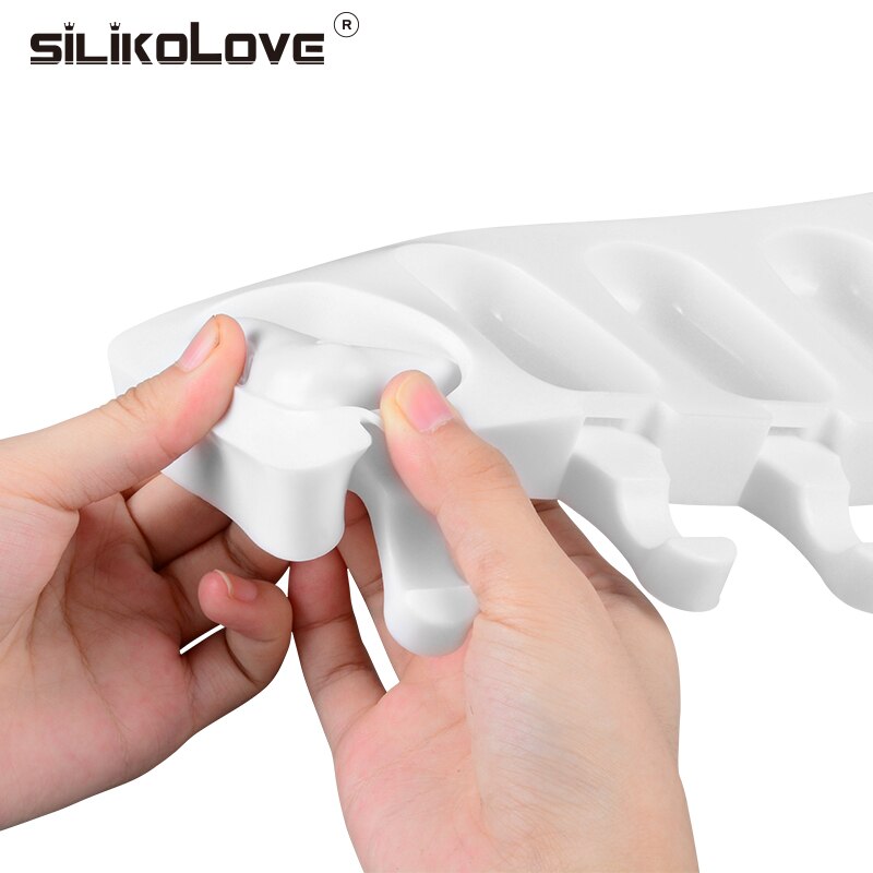 Silicone Ice Pop Mold Tray with 8 Cavities by HitMyNeed