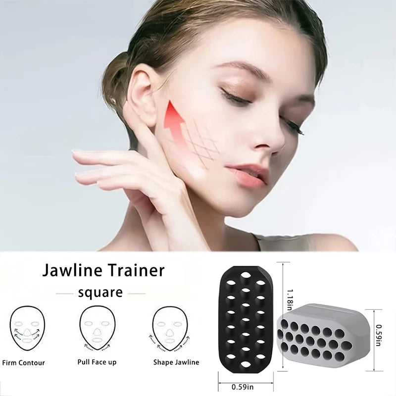 Silicone Jaw Exerciser Facial & Neck Toner by HitMyNeed
