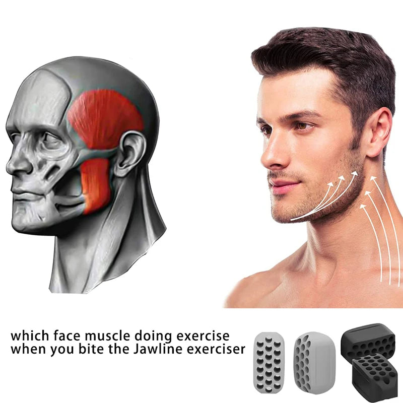 Silicone Jaw Exerciser Facial & Neck Toner by HitMyNeed