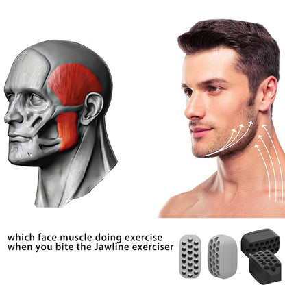 Silicone Jaw Exerciser Facial & Neck Toner by HitMyNeed