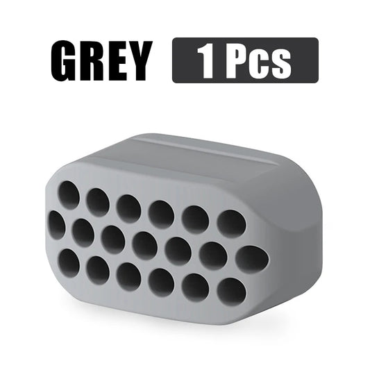 Silicone Jaw Exerciser Facial & Neck Toner grey-1-pcs by HitMyNeed