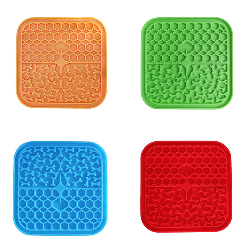 Silicone Licking Mat for Dogs with Suction Cups by HitMyNeed