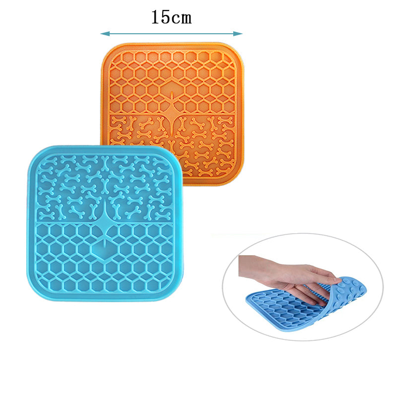 Silicone Licking Mat for Dogs with Suction Cups by HitMyNeed