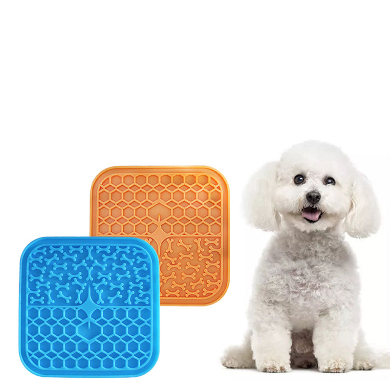 Silicone Licking Mat for Dogs with Suction Cups by HitMyNeed