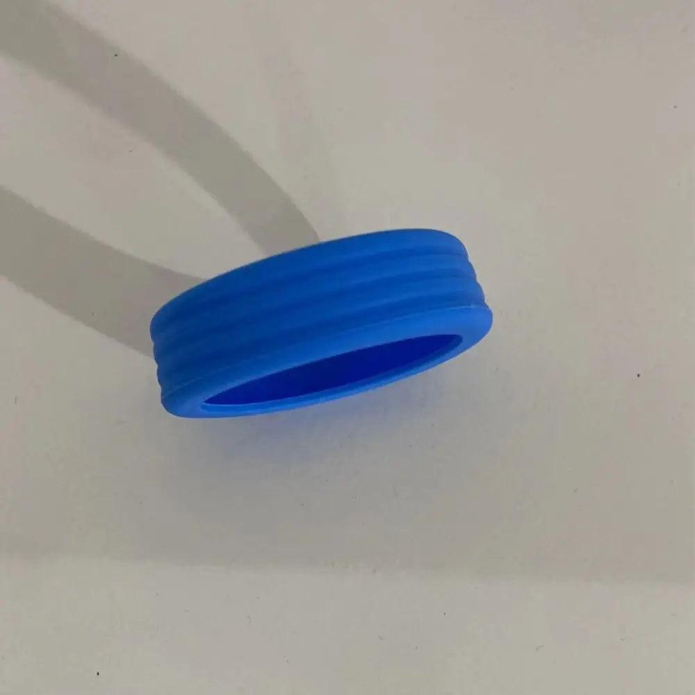 Silicone Luggage Wheel Covers Set (8 Pieces) blue-8pcs by HitMyNeed