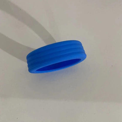 Silicone Luggage Wheel Covers Set (8 Pieces) blue-8pcs by HitMyNeed