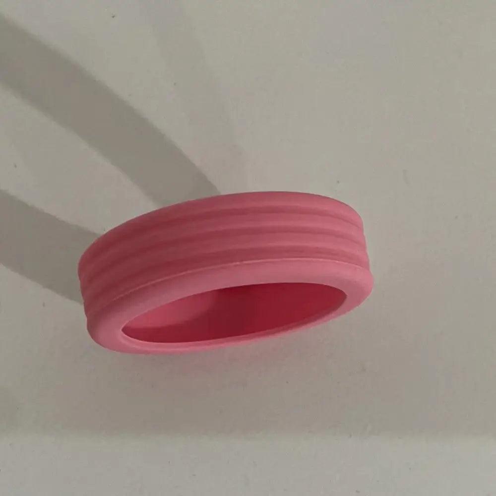 Silicone Luggage Wheel Covers Set (8 Pieces) pink-8pcs by HitMyNeed