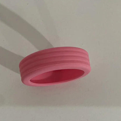 Silicone Luggage Wheel Covers Set (8 Pieces) pink-8pcs by HitMyNeed