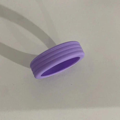 Silicone Luggage Wheel Covers Set (8 Pieces) purple-8pcs by HitMyNeed