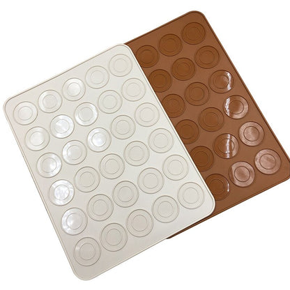Silicone Macaron Baking Mat with 30 Guides by HitMyNeed