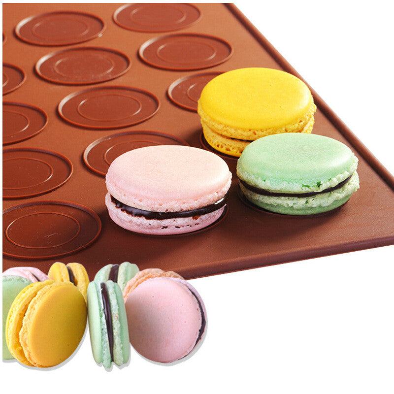 Silicone Macaron Baking Mat with Dispenser Tool by HitMyNeed