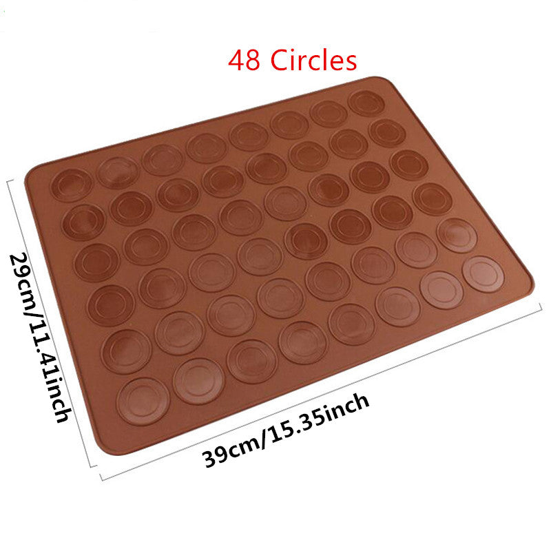 Silicone Macaron Baking Mat with Dispenser Tool by HitMyNeed