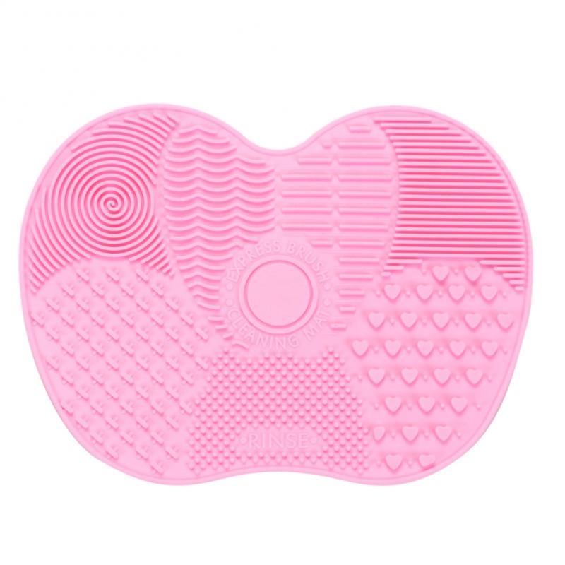 Silicone Makeup Brush Cleaning Pad 02-pink by HitMyNeed