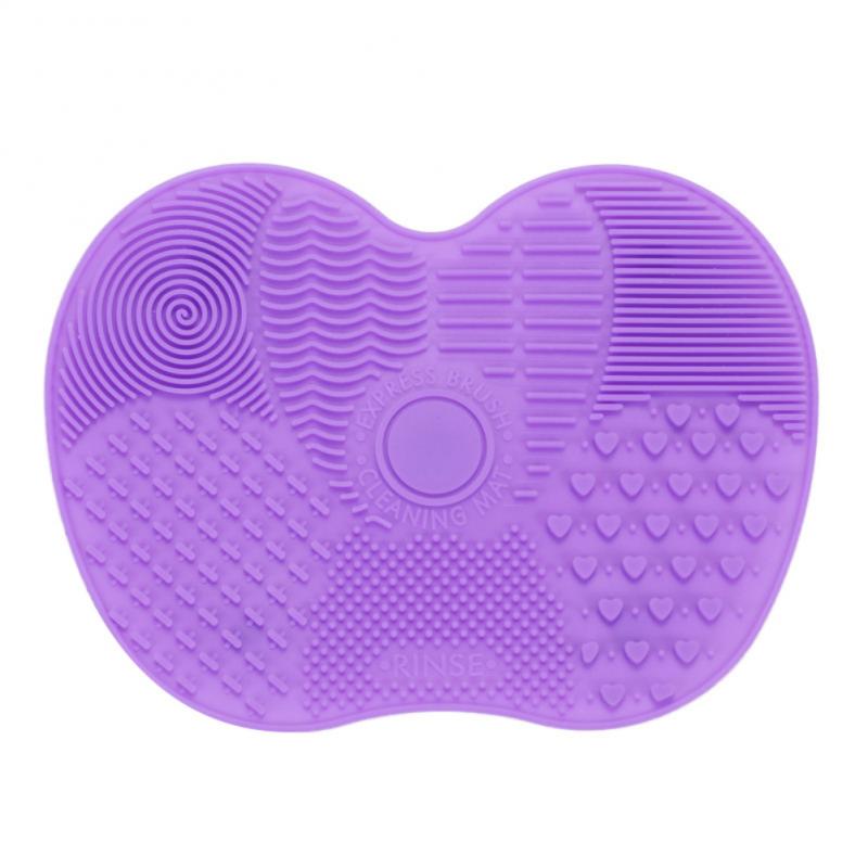 Silicone Makeup Brush Cleaning Pad 04-light-purple by HitMyNeed