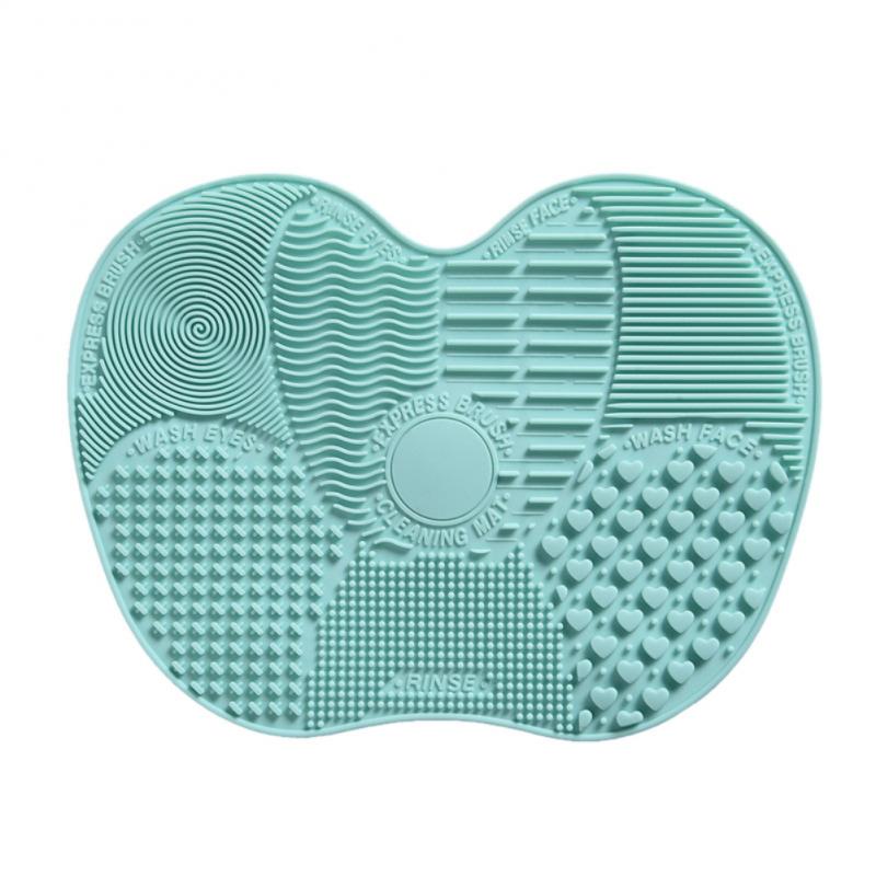 Silicone Makeup Brush Cleaning Pad 05-green by HitMyNeed