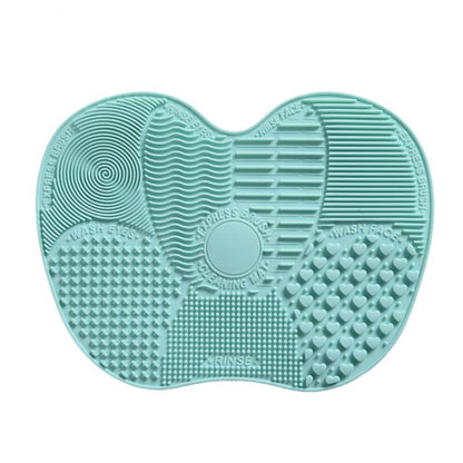 Silicone Makeup Brush Cleaning Pad 05-green by HitMyNeed