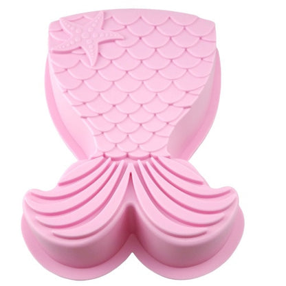 Silicone Mermaid Tail Cake Decorating Mold by HitMyNeed