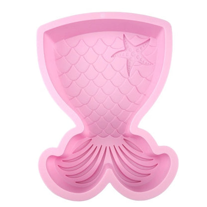 Silicone Mermaid Tail Cake Decorating Mold by HitMyNeed