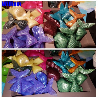 Silicone Mermaid Tail Chocolate Mold, 16-Cavity by HitMyNeed