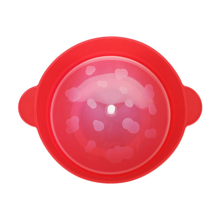 Silicone Microwave Popcorn Popper Bowl with Lid by HitMyNeed
