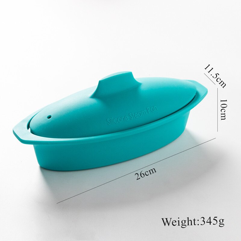 Silicone Microwave Steamer Bowl with Lid by HitMyNeed