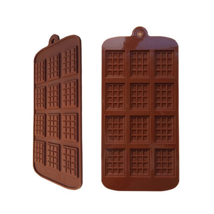 Silicone Mini Chocolate Bar Mold, 12-Cavity Reusable by HitMyNeed