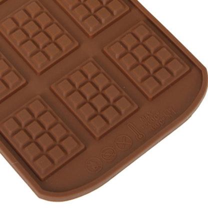 Silicone Mini Chocolate Bar Mold, 12-Cavity Reusable by HitMyNeed