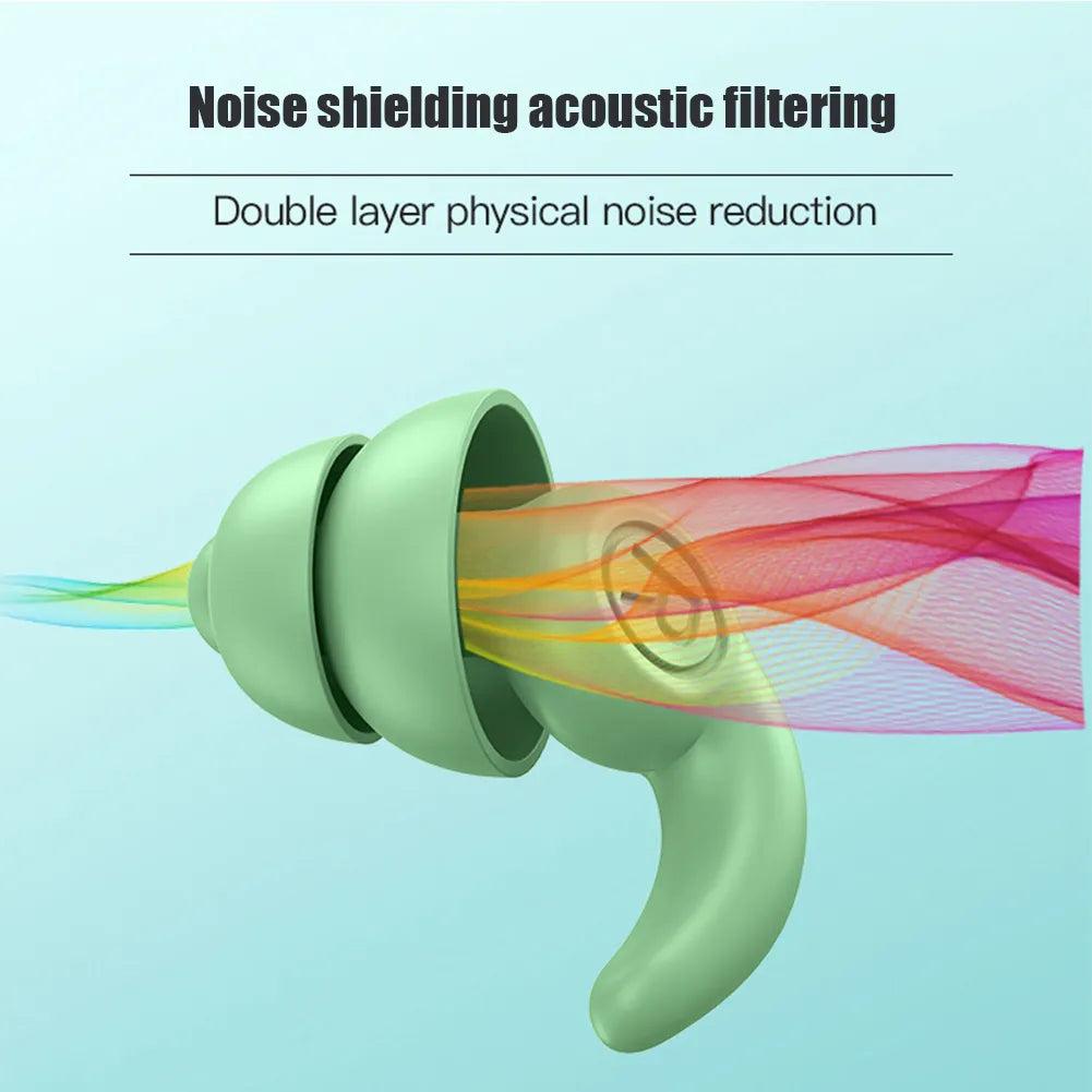 Silicone Noise-Reducing Waterproof Swimming Earplugs by HitMyNeed