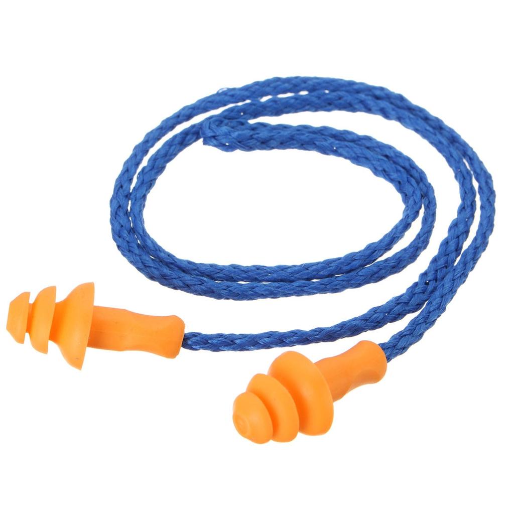 Silicone Noise Reduction Ear Plugs (10 Pairs) by HitMyNeed