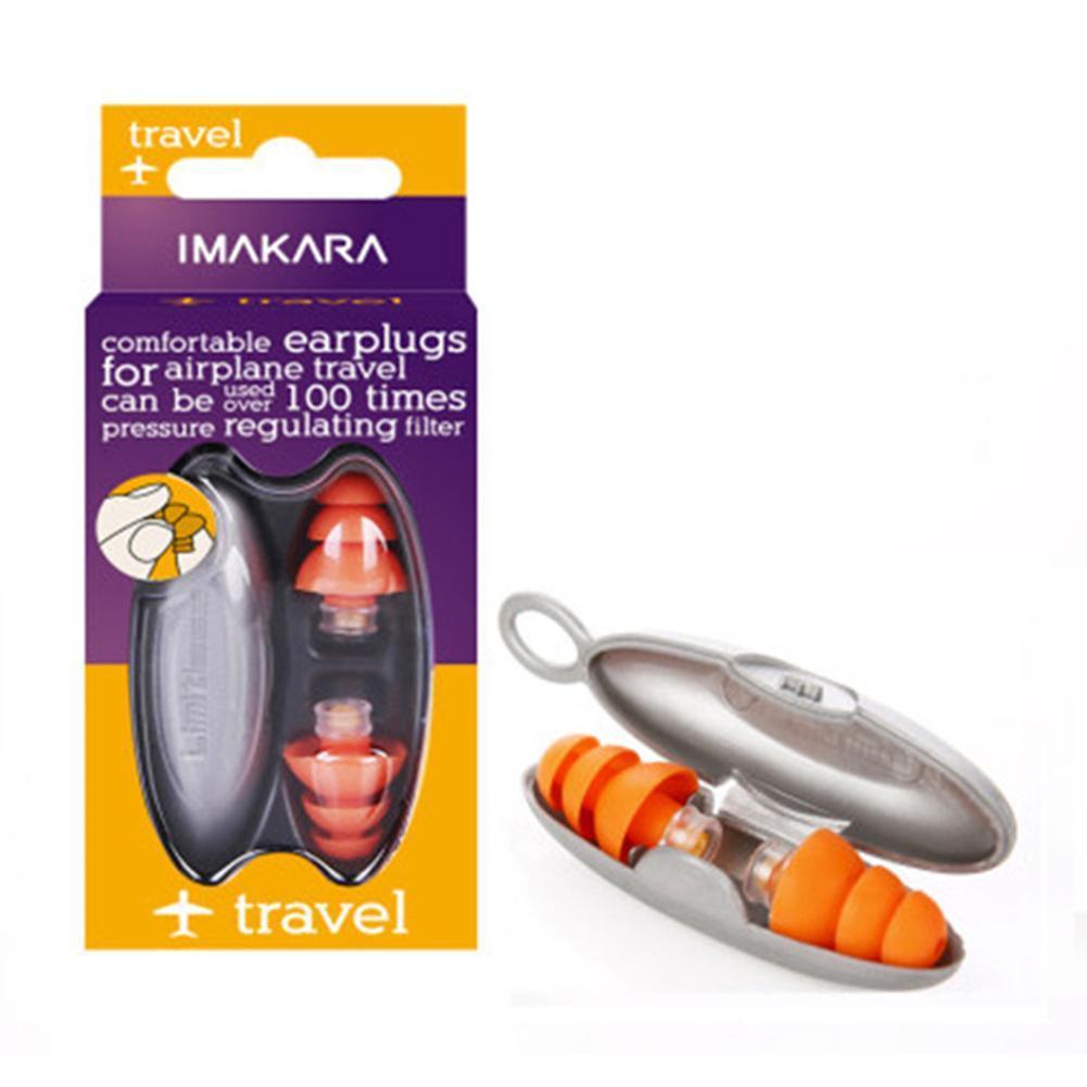 Silicone Noise Reduction Earplugs for Sleep & Travel by HitMyNeed