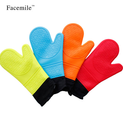 Silicone Oven Mitten Heat-Resistant Kitchen Glove by HitMyNeed