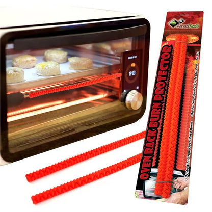 Silicone Oven Rack Guards, 2 Pack Heat-Resistant by HitMyNeed