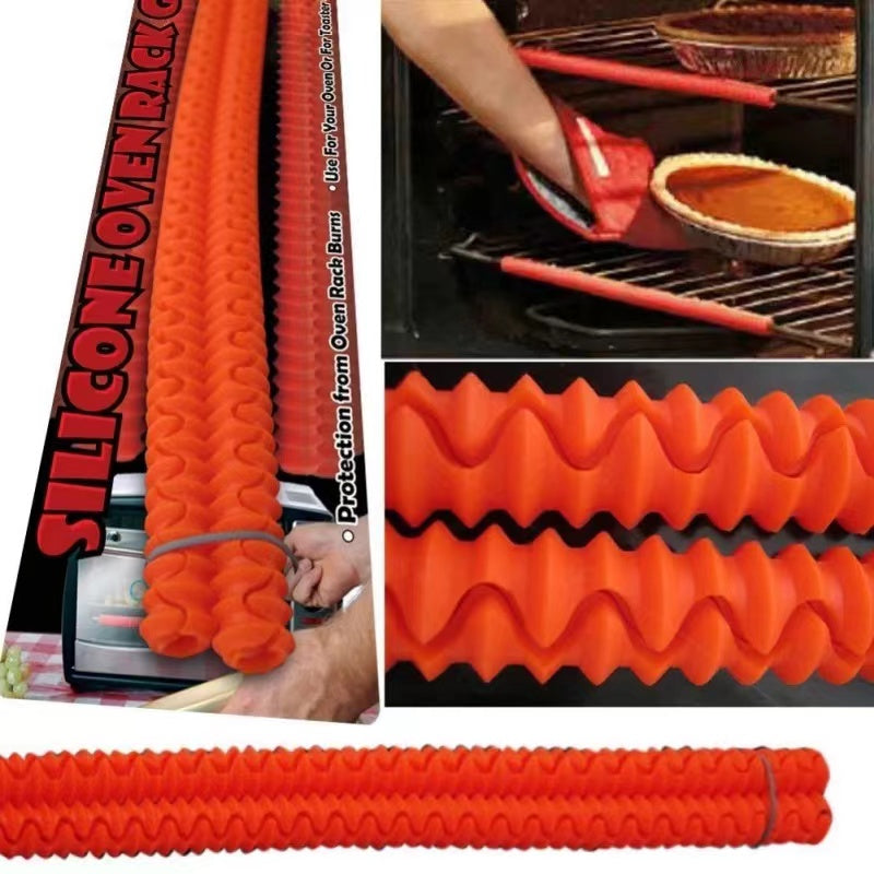 Silicone Oven Rack Guards, 2 Pack Heat-Resistant by HitMyNeed